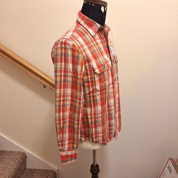 Vintage stussy flannel long sleeve button up shirt Small - Picture 2 of 7